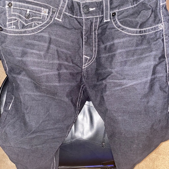 TRUE RELIGION AUTHENTIC BUDDHA SUPER T STITCH *BLK* - Picture 1 of 2